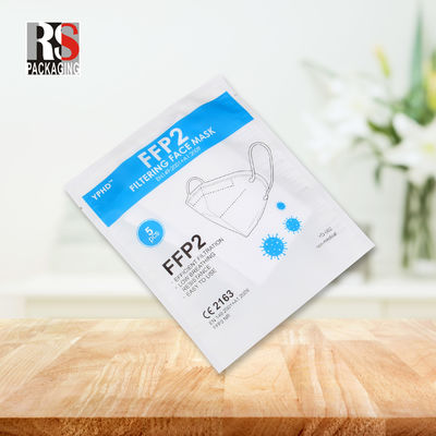 RS31-1 3 warstwy Laminated Poly Bag Plastic Zip Lock Packaging Bag For Face Mask