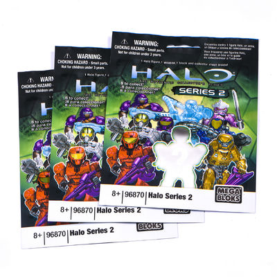 Zamówienie na zamówienie Akceptowane Drukowanie Stand Up Zipper Plastic Bags For Toy Brick Packaging