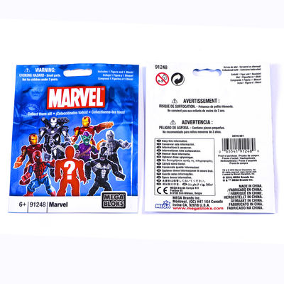 Zamówienie na zamówienie Akceptowane Drukowanie Stand Up Zipper Plastic Bags For Toy Brick Packaging