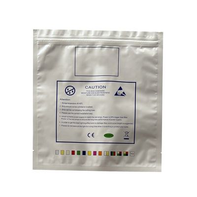 Zastosowane rozmiary LED Strips Zip Lock Plastic Foil Packing Bags For Electronic Packaging