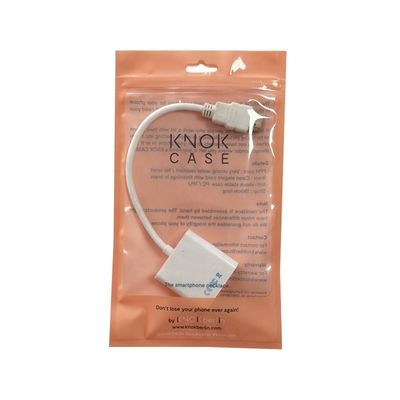 Glosy Clear Plastic Ziplock Pocket Bag For Mobile Phone Case And USB Cables Packaging (Bliska, przejrzysta plastikowa torba z zamkiem do telefonów komórkowych i kabelów USB)