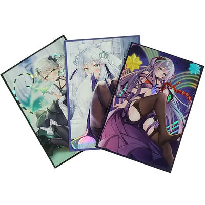 Zindywidualizowana sztuki druku holo Yugioh MTG TCG Hologram Anime Custom Trading Board Game Card Sleeves