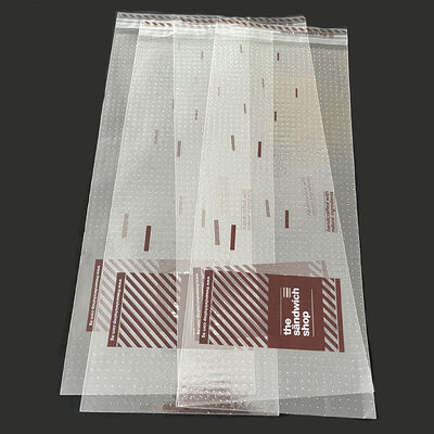 Niestandardowe Micro Perforated OPP Heat Seal Gravure Printing Fresh Green Vegetable Sandwich Packaging Bag