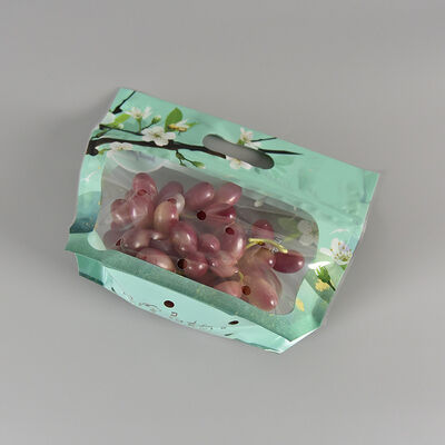 Niestandardowy, przejrzysty plastikowy worek do pakowania świeżych produktów roślinnych