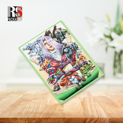 Tarcza 66mmx91mm Holograficzna Gra Anime Yugioh Trading Tgc Czarny Granica Karta rękawów