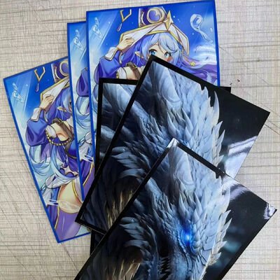 60PCS Art Anime Karty rękaw PKM Shield Board Game Trading Cards Ochronne rękawy Standardowy rozmiar 67x92cm