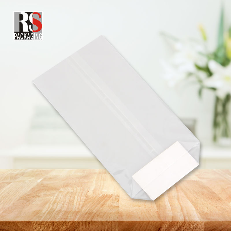 12x8x25cm plastikowy worek z podłogą do popcornu w jasnych lub dostosowanych kolorach