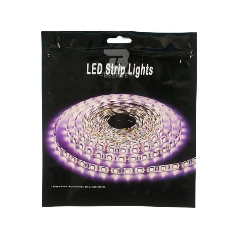 Zastosowane rozmiary LED Strips Zip Lock Plastic Foil Packing Bags For Electronic Packaging