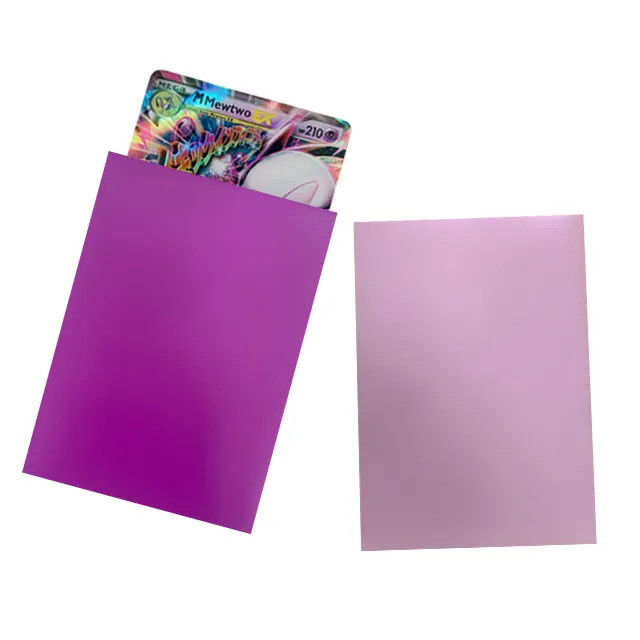 Karta rękawów Mat Custom Printing Plastic Trading Game Sport Yugioh Hologram Kartkarda opakowanie