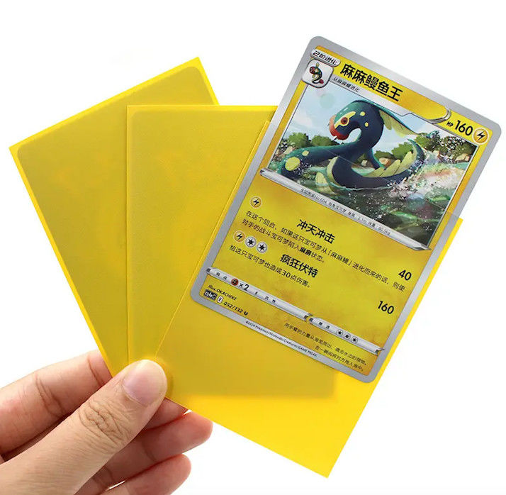 14 kolorystyczny uchwyt do kart do gier Maty wnętrze Crystal Clear MTG Standard Trading Card Sleeves