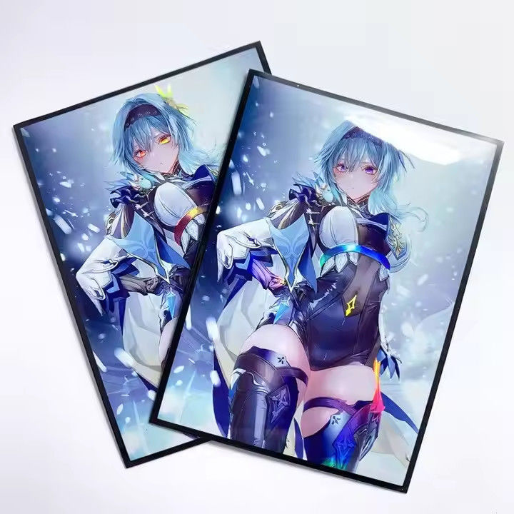 Niestandardowa grafika drukowania Yugioh MTG TCG Holo Hologram Anime Karty Stoisko handlowe rękawy gry