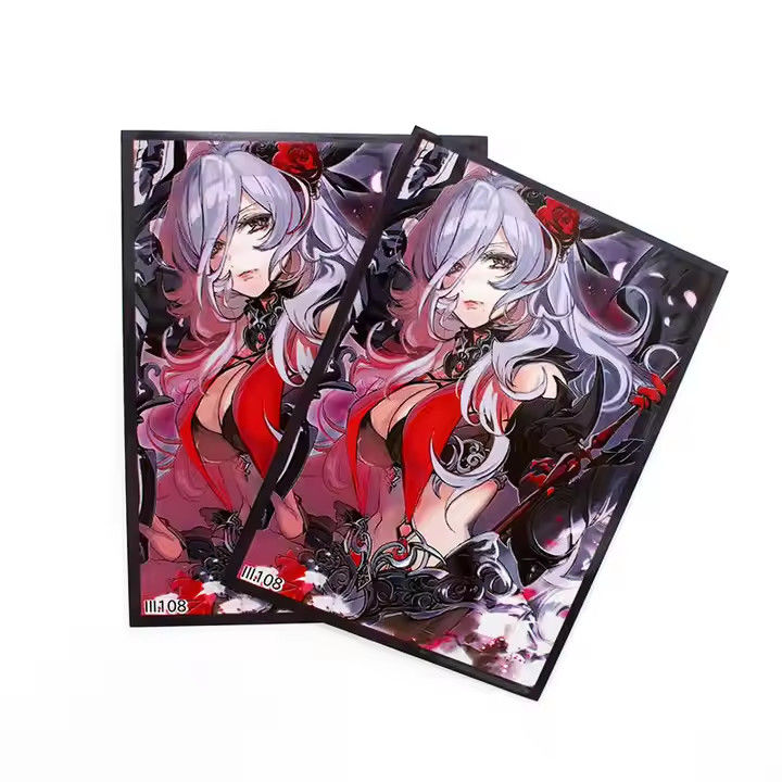 Anime Art Print Yugioh MTG TCG Niestandardowe drukowane karty Plastikowe karty do gier Osłona